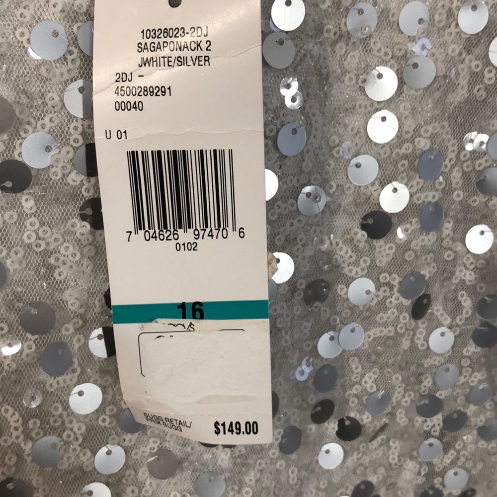 NWT JONES NEW YORK Sequin Pullover Blouse Top - Picture 6 of 6